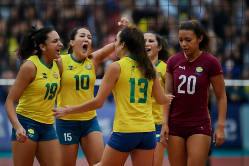 Brasil supera Venezuela em estreia no Sul-Americano de vôlei feminino
