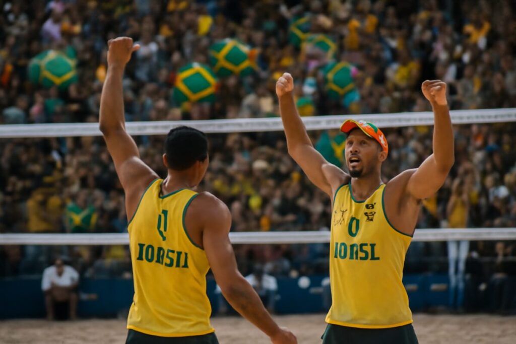 Vôlei de praia: Brasil assegura duas vagas olímpicas para Los Angeles
