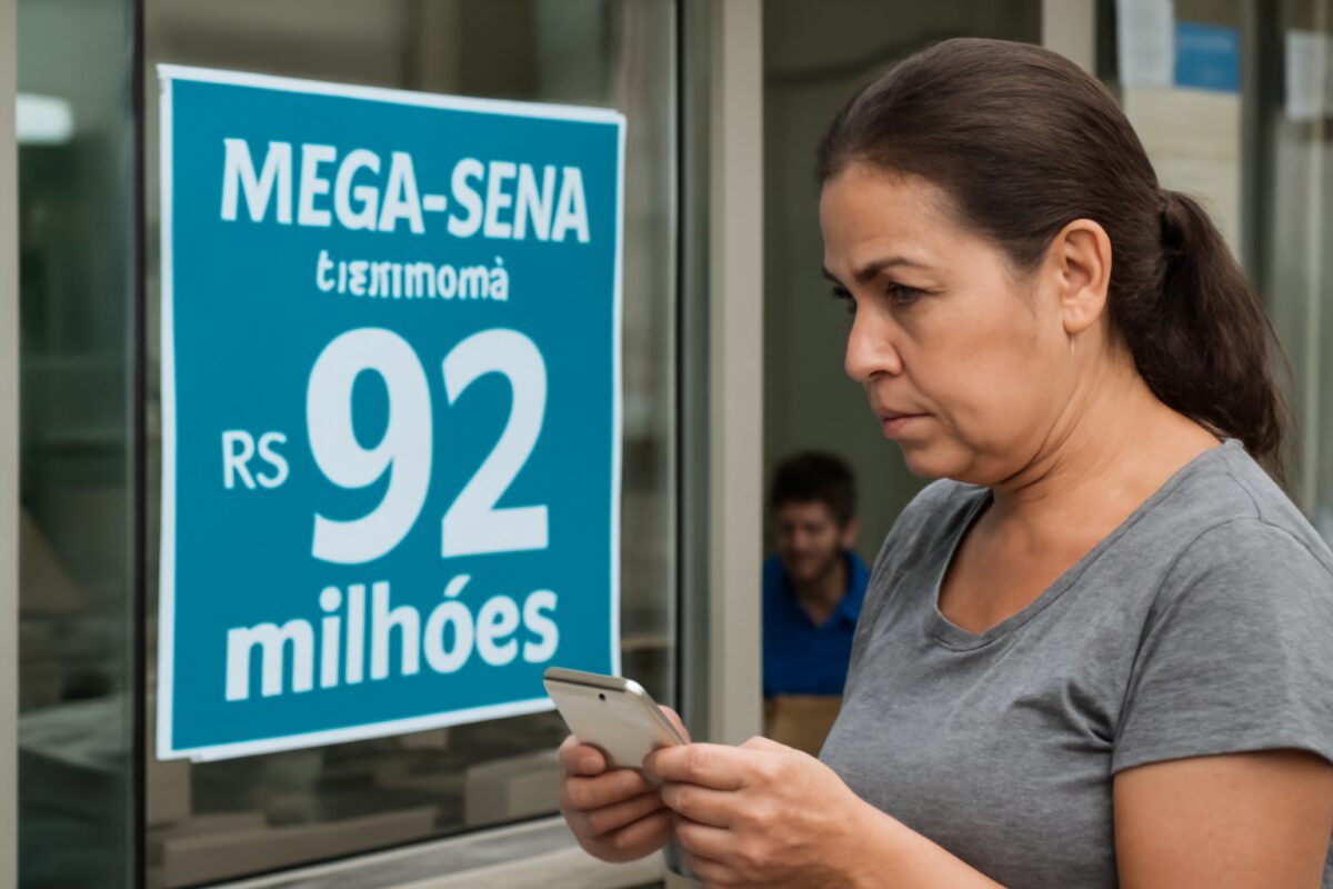 Mega-Sena acumula e próximo concurso pode pagar R$ 92 milhões